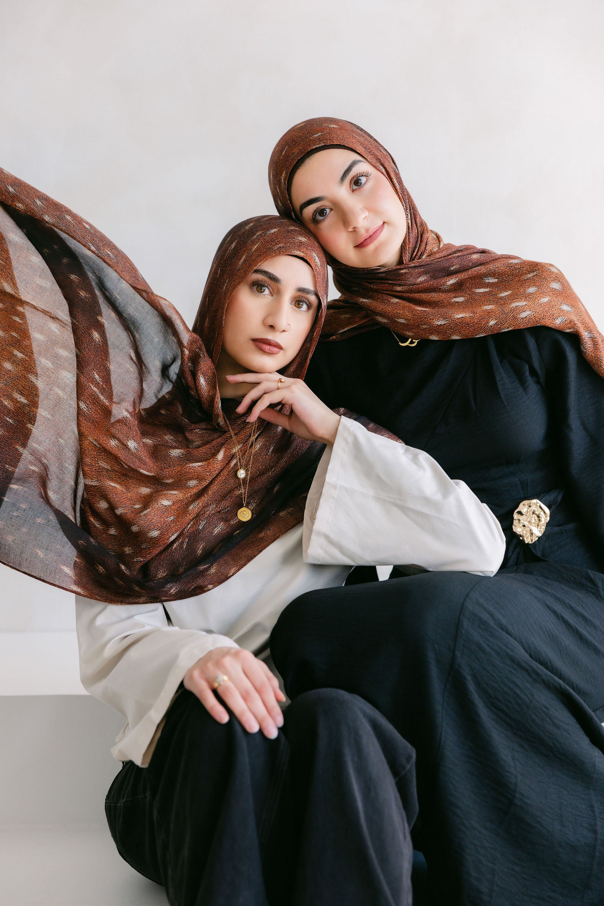 Close-up of the Bambi product from Threads by Farah featuring detailed branding and elegant design elements.