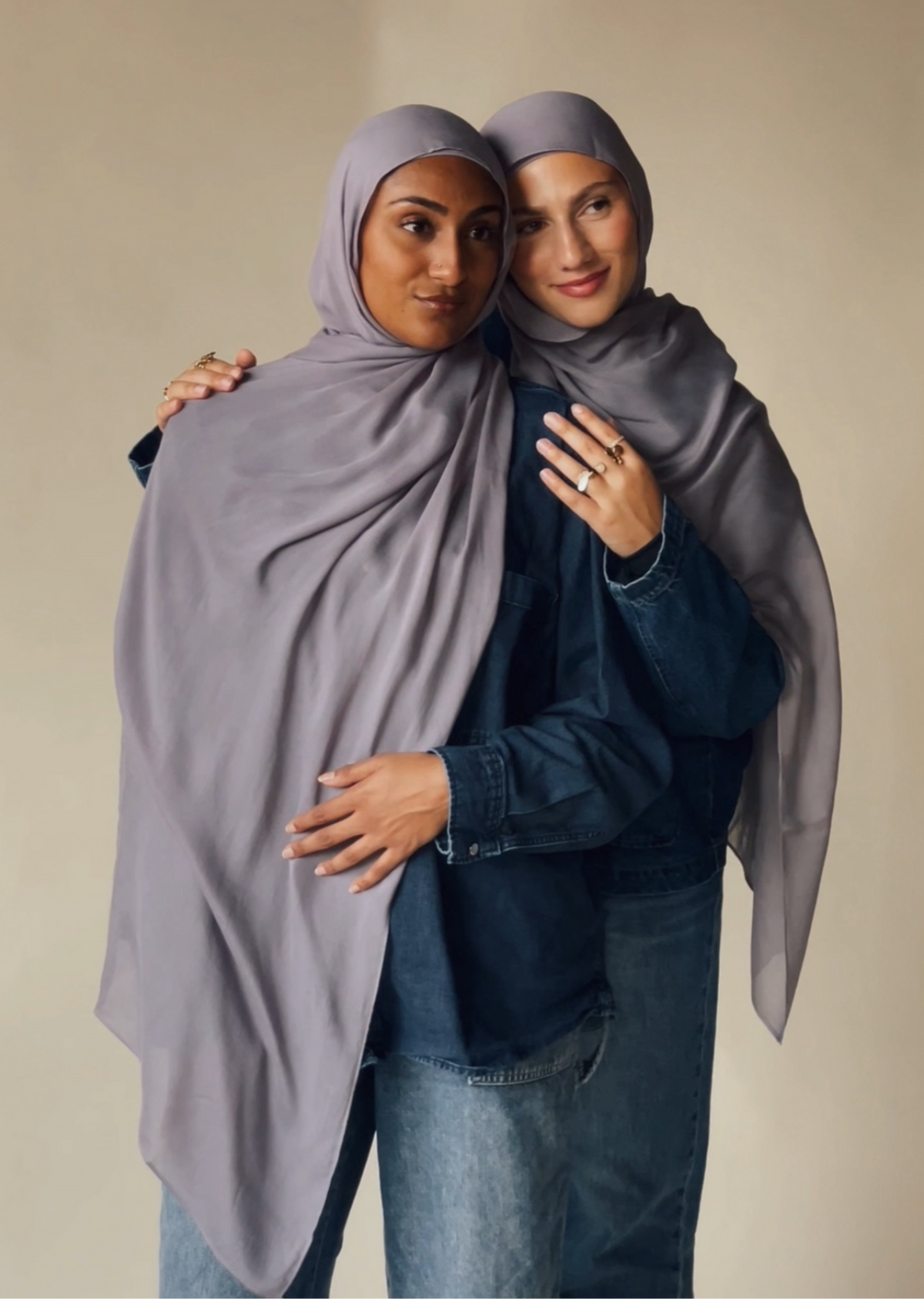 Lunar Mist - Premium Modal Hijab & Undercap Set - Threads by Farah