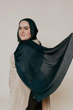 Stormy Lagoon - Premium Modal Hijab & Undercap Set - Threads by Farah