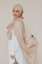 Desert Sand - Premium Modal Hijab & Undercap Set - Threads by Farah