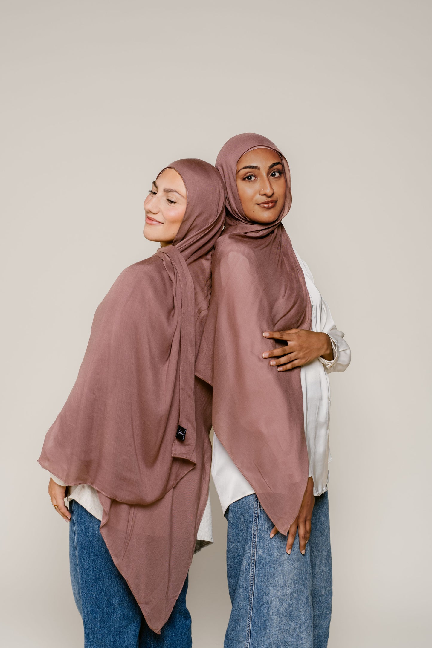 Dusty Mauve - Premium Modal Hijab & Undercap Set - Threads by Farah