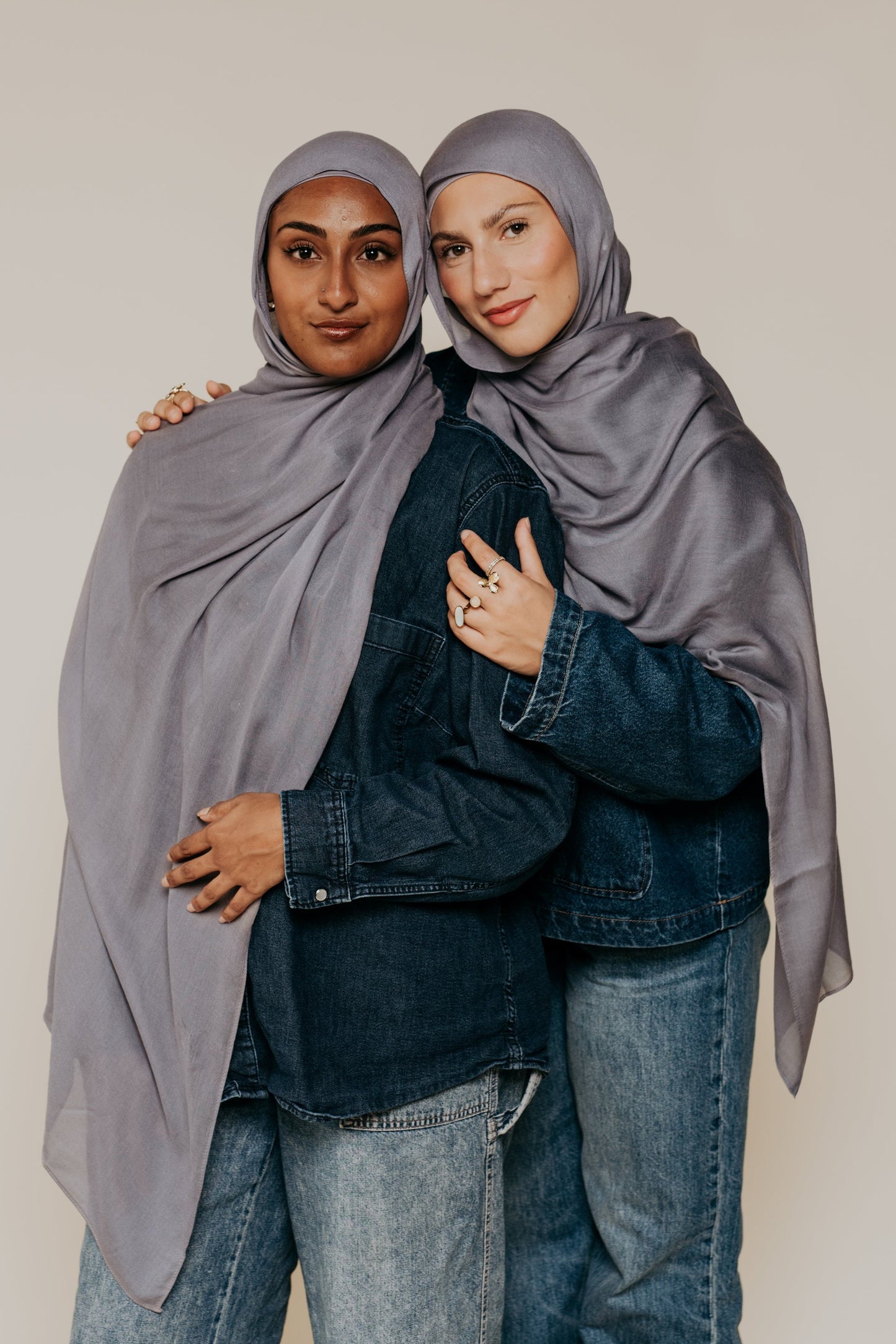 Lunar Mist - Premium Modal Hijab & Undercap Set - Threads by Farah