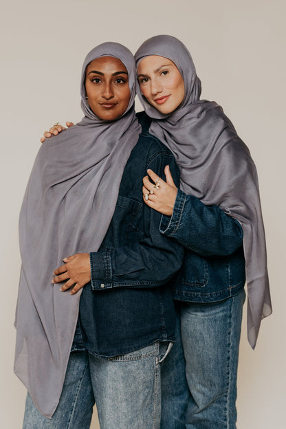 Lunar Mist - Premium Modal Hijab & Undercap Set - Threads by Farah