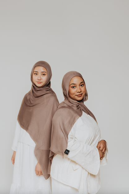 Clay Mirage - Premium Modal Hijab & Undercap Set