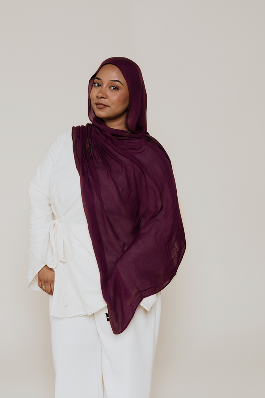Grape Jelly - Premium Modal Hijab & Undercap Set