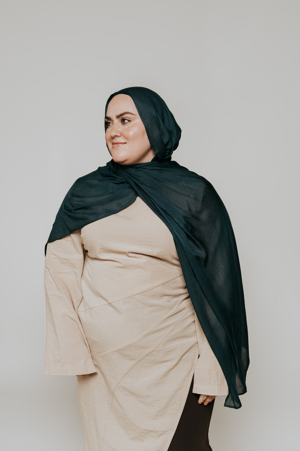 Stormy Lagoon - Premium Modal Hijab & Undercap Set